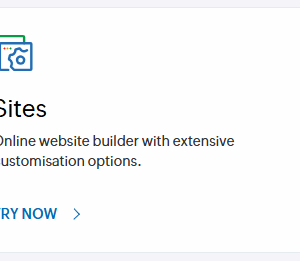 Zoho Sites