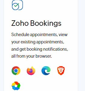 Zoho Booking