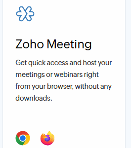 Zoho Meeting