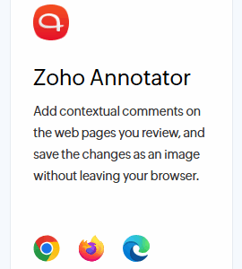 Zoho Annotator